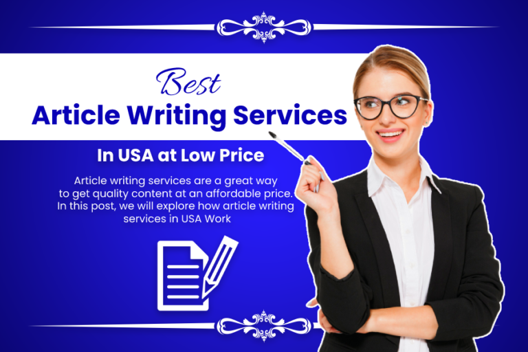 Article Writing services in USA